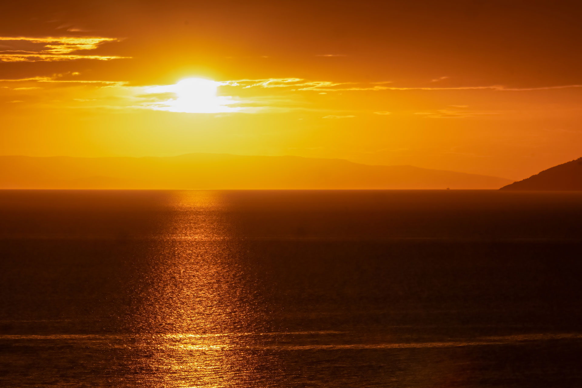 sunset hvar